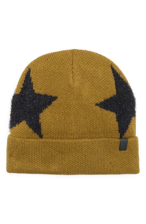 Metallic Star Beanie