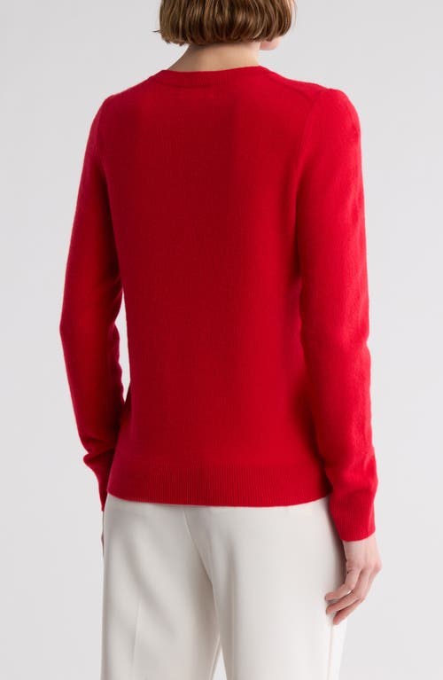 Nordstrom Crewneck Cashmere Sweater In Red