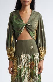 Johanna Ortiz Afterwork Reversible Crop Top