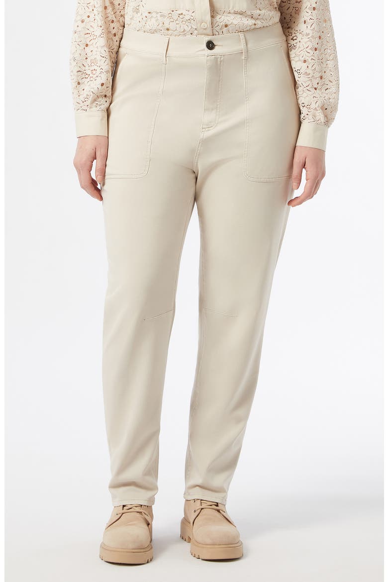 Kibbutz Gabardine Slim Fit Pants, Main, color, BEIGE