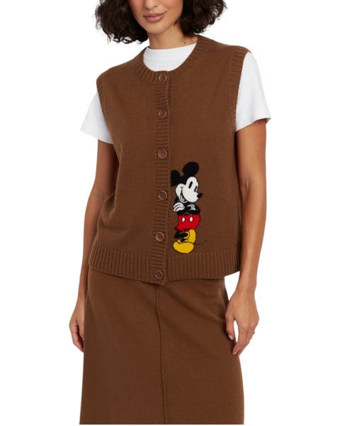 Wool-cashmere Mickey's Waistcoat