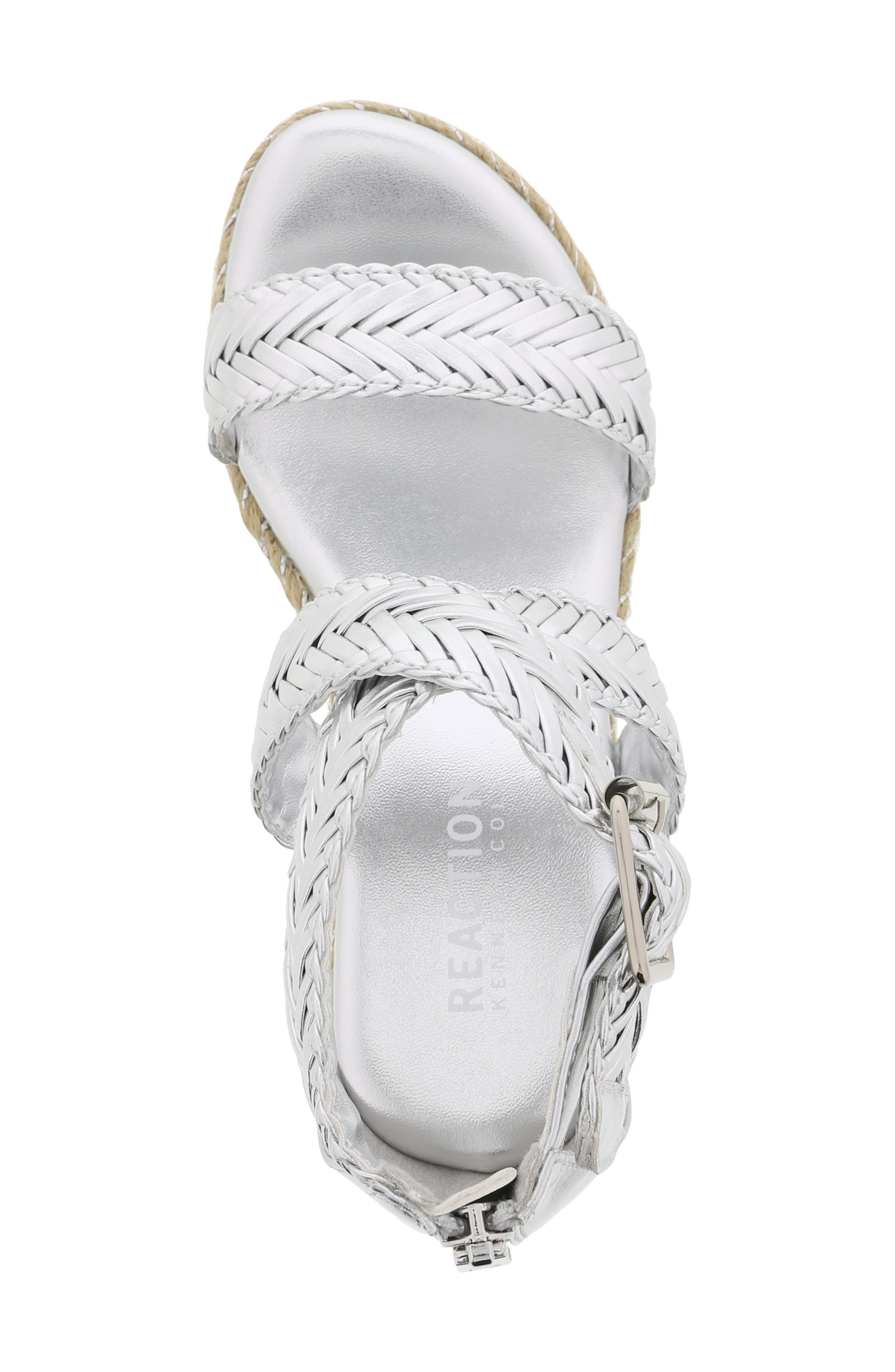 Reaction Kenneth Cole Reed Sway Metallic Wedge Sandal, Alternate, color, 