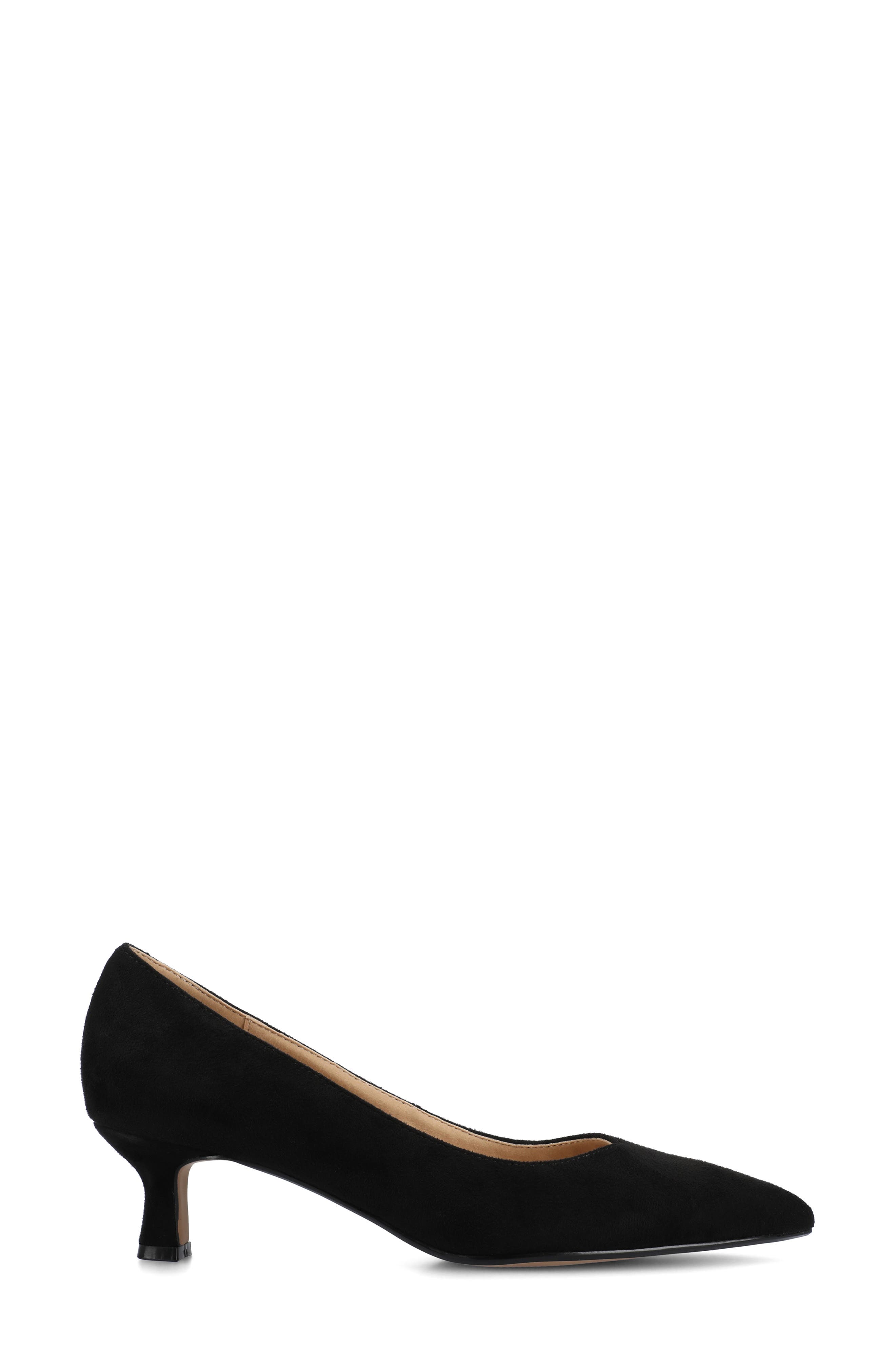 Pammie Pump, Alternate, color, BLACK SUEDE