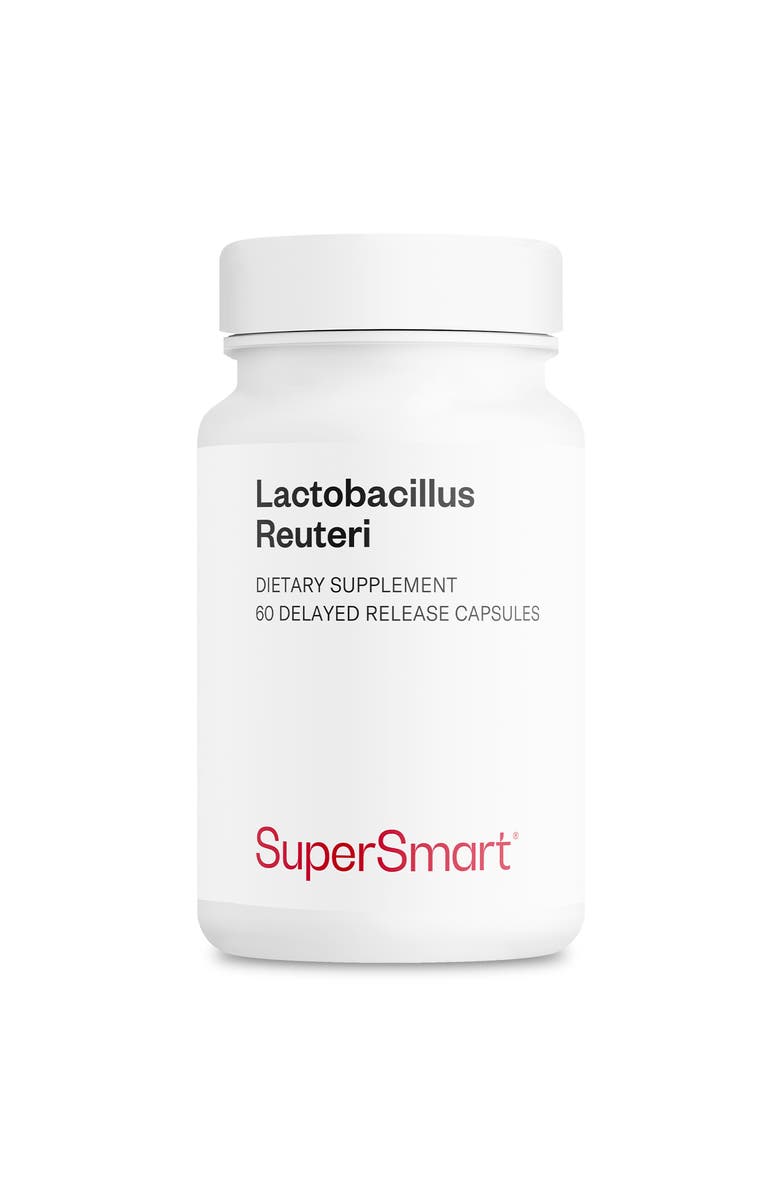 SuperSmart Lactobacillus Reuteri Probiotic Supplement, Main, color, NO COLOR