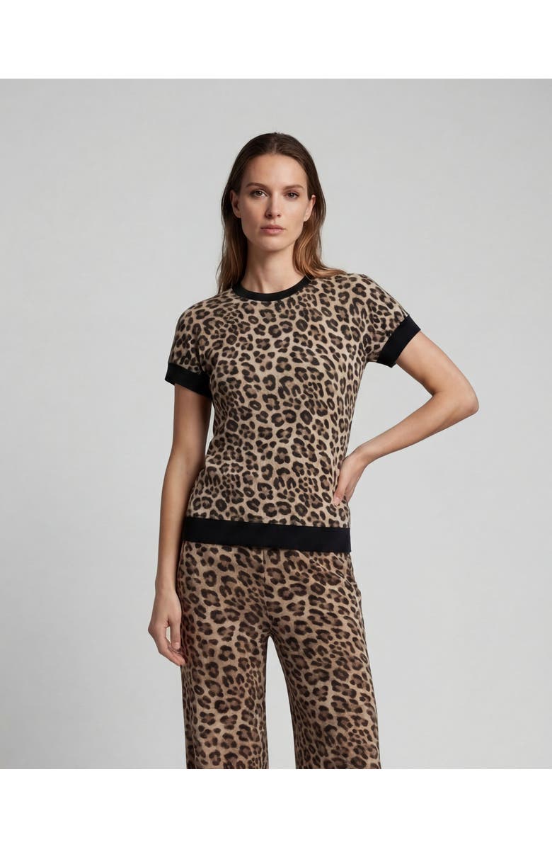 Lords of Harlech Leopard Womens Knit Sweater, Alternate, color, Leopard Brown