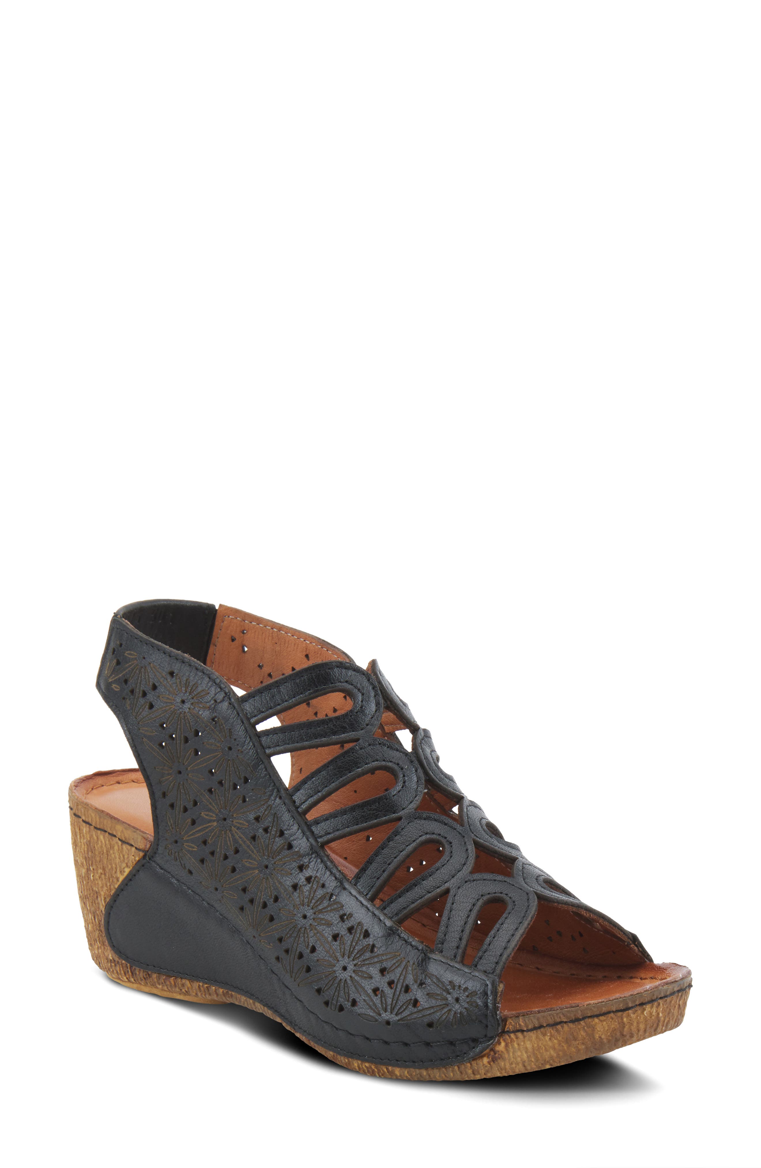 Spring Step Inocencia Wedge Sandal, Main, color, 