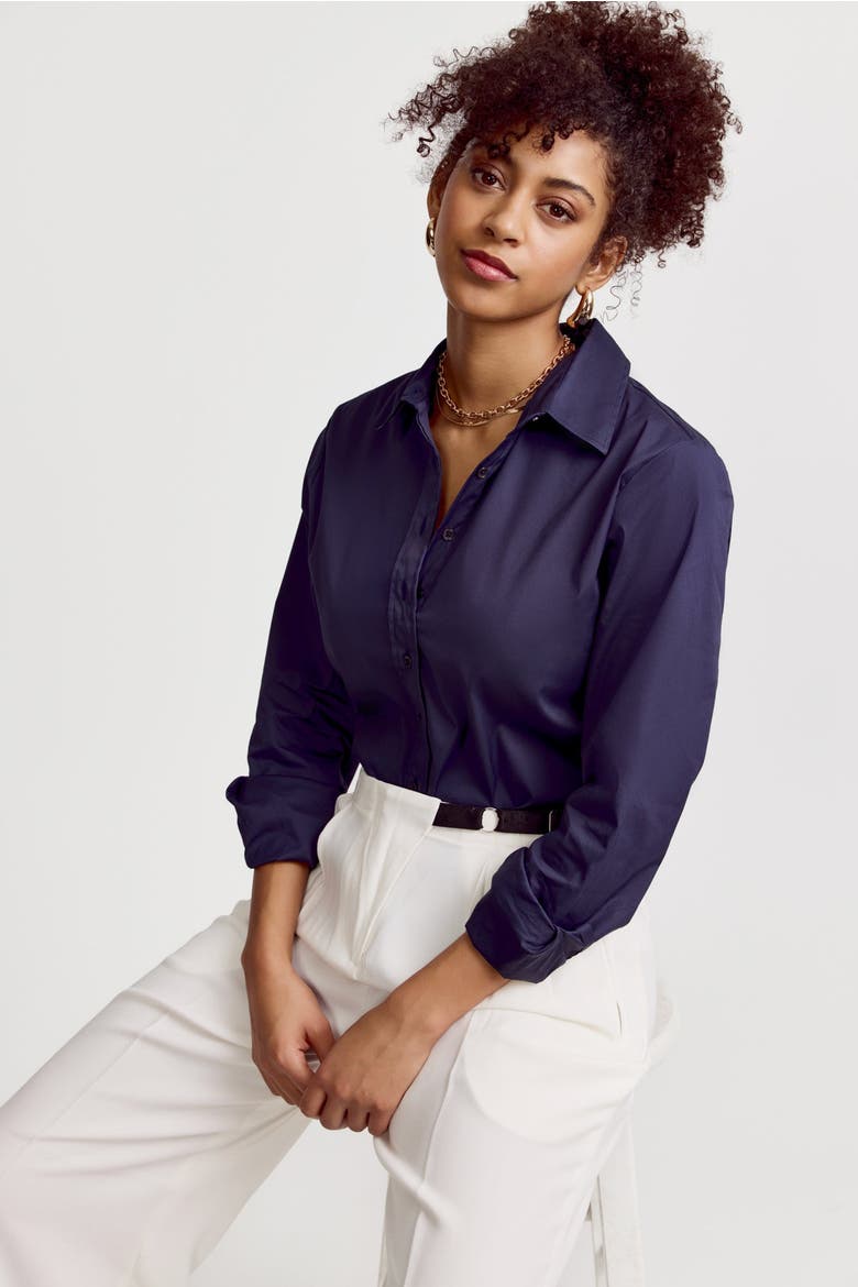 The Icon Shirt, Alternate, color, Dark Navy