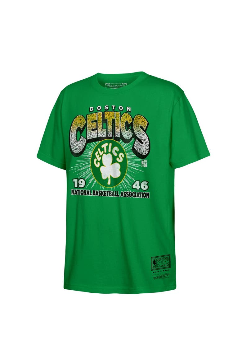 Men's Mitchell & Ness Kelly Green Boston Celtics Hardwood Classics Vintage Hoopster T-Shirt, Main, color, Kelly Green