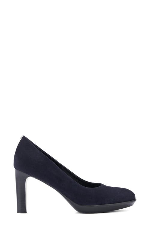 Aquatalia Raysa Platform Pump In Navy
