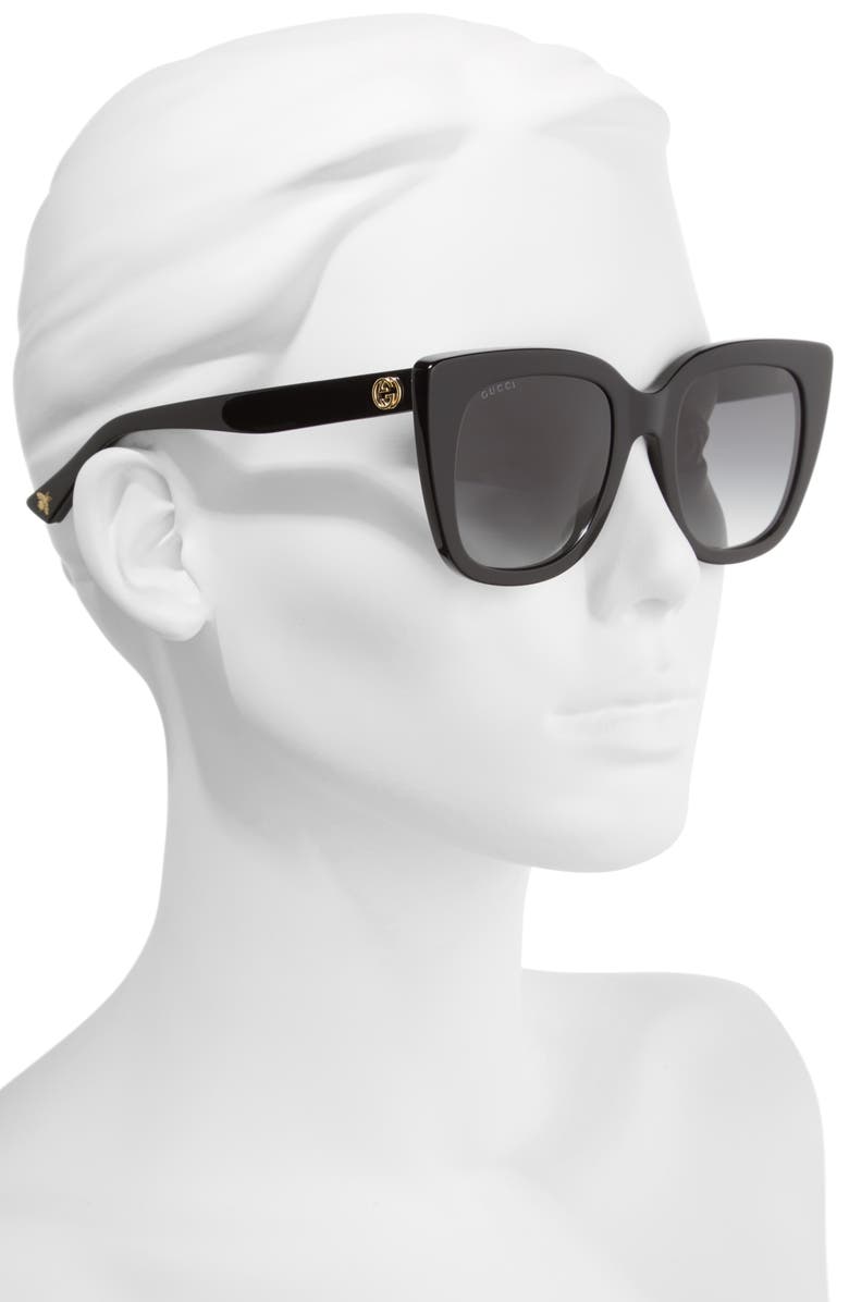 Gucci 51mm Cat Eye Sunglasses, Alternate, color,