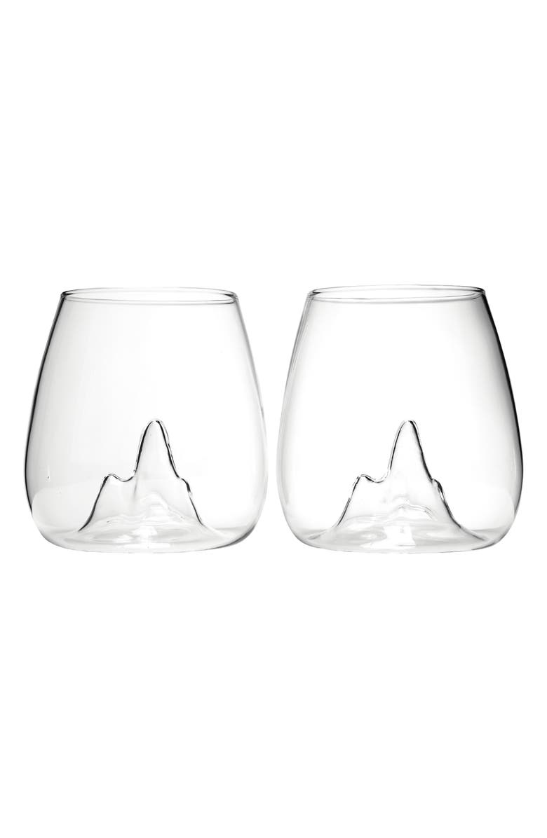 MoMA Design Store Glasscape Set of 2 Tumblers, Main, color, 