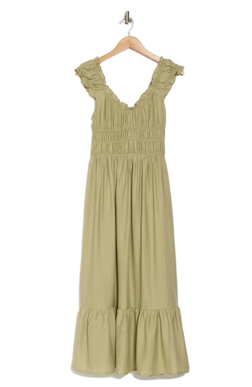 BLU PEPPER BLU PEPPER SLEEVELESS TIERED MAXI DRESS
