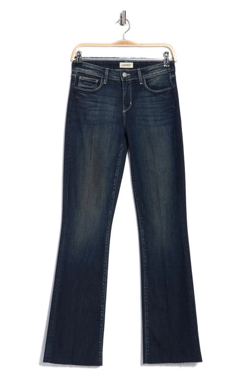 L Agence L'agence Sneeki Low Rise Raw Hem Straight Leg Jeans In Black