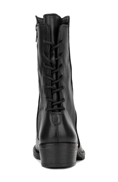 Vintage Foundry Annabell Leather Lace Up Boot In Black