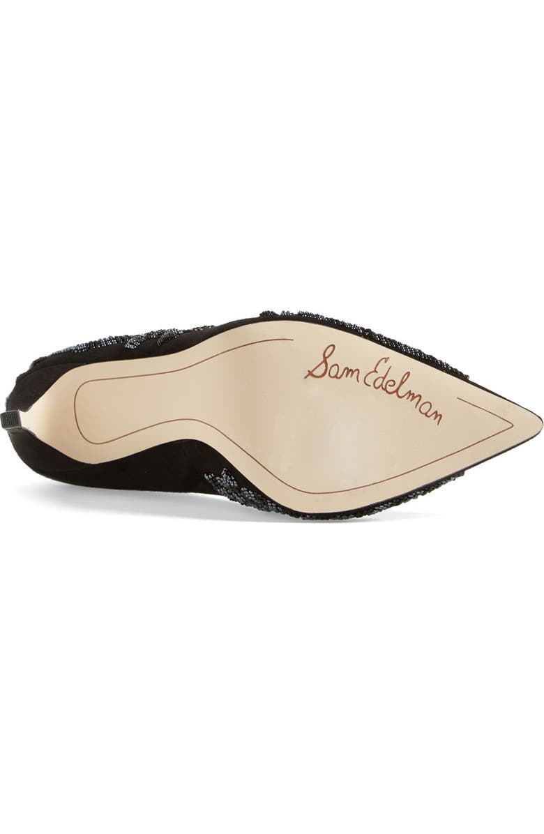 Sam Edelman 'Dani' Beaded Pointy Toe Pump, Alternate, color,