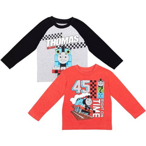 2-Pack Long Sleeve T-Shirts (Toddler, Little Kid & Big Kid)
