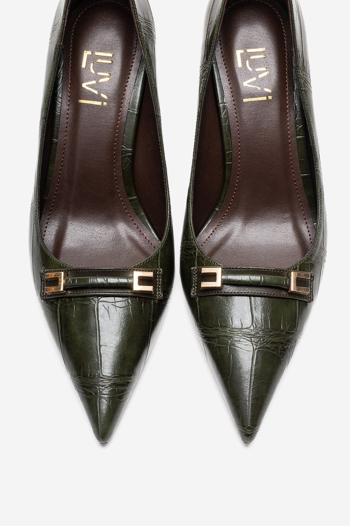 Poesy Pointed Toe Stiletto Pump, Alternate, color, Green Print