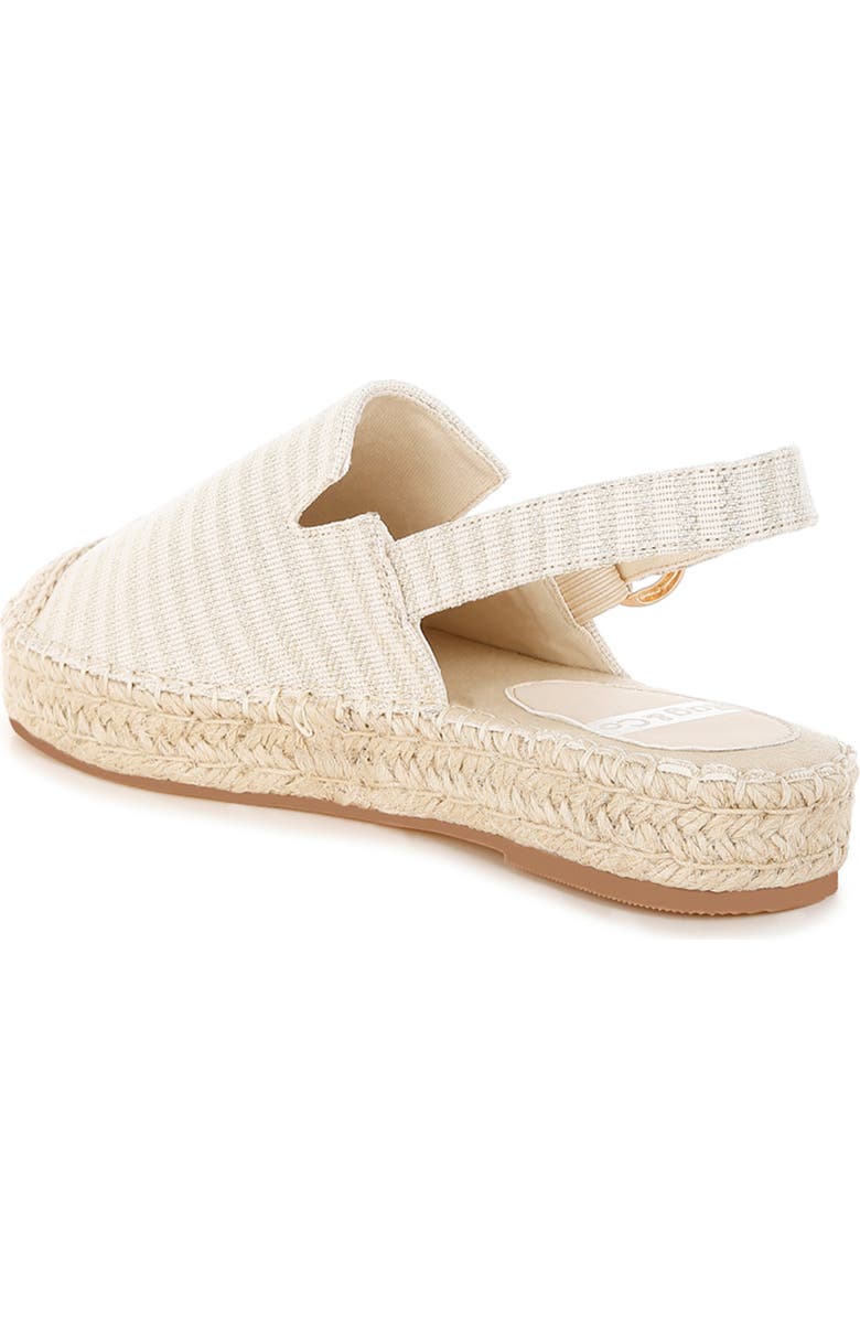 Rag & Co Zalli Slingback Espadrille Flat, Alternate, color, Beige