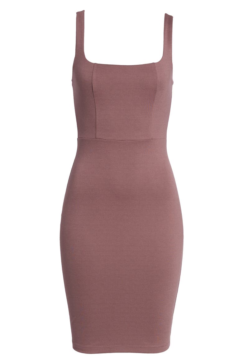 Rachel Bodycon Dress, Alternate, color, PURPLE TAUPE