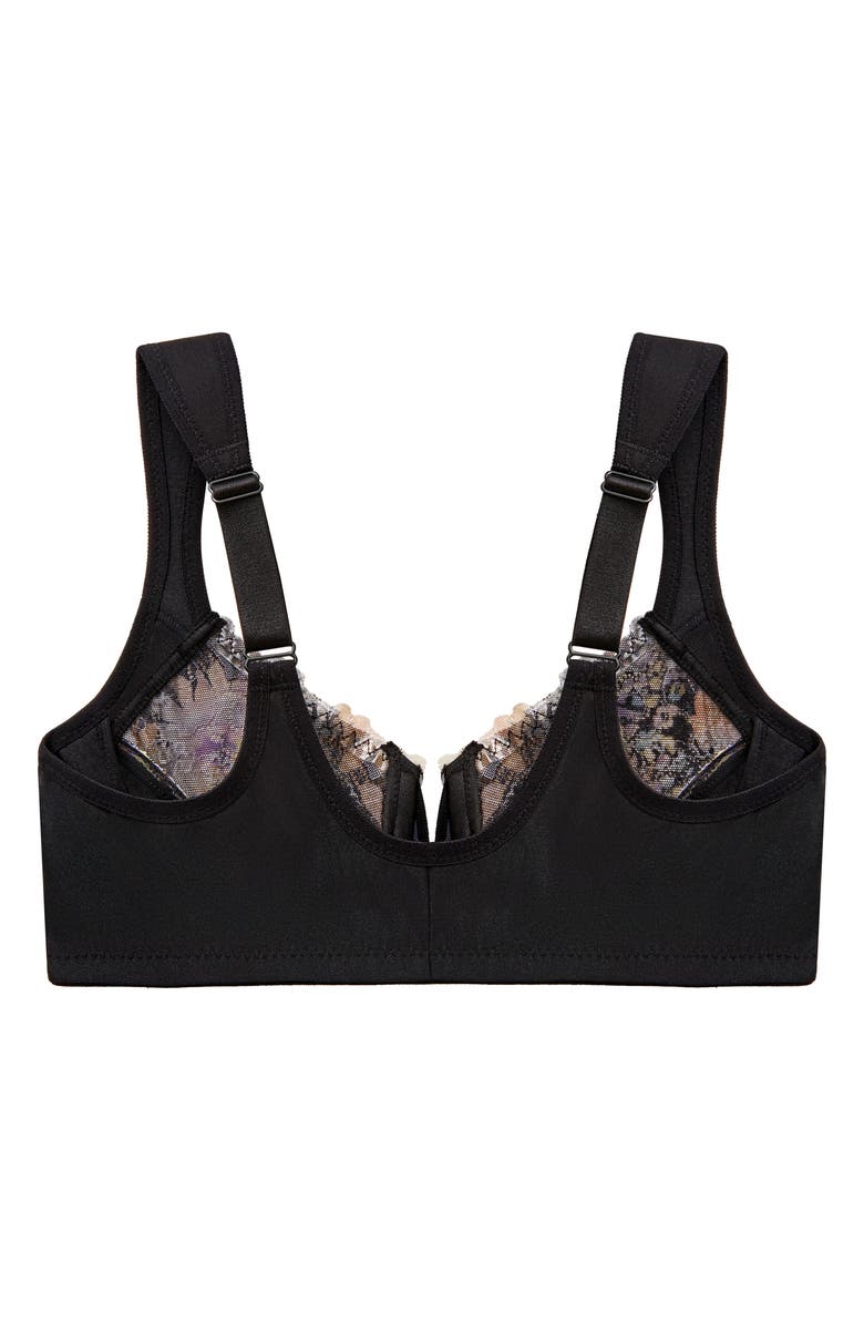 Glamorise WonderWire<sup>®</sup> Front Close Underwire Bra, Alternate, color, Floral Print