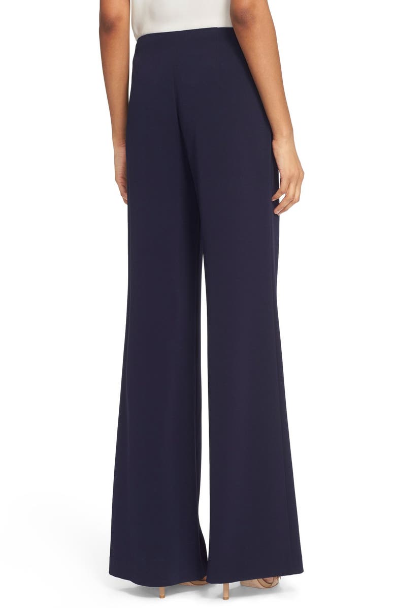 Diane von Furstenberg 'Preston' Wide Leg Crepe Pants, Alternate, color, 