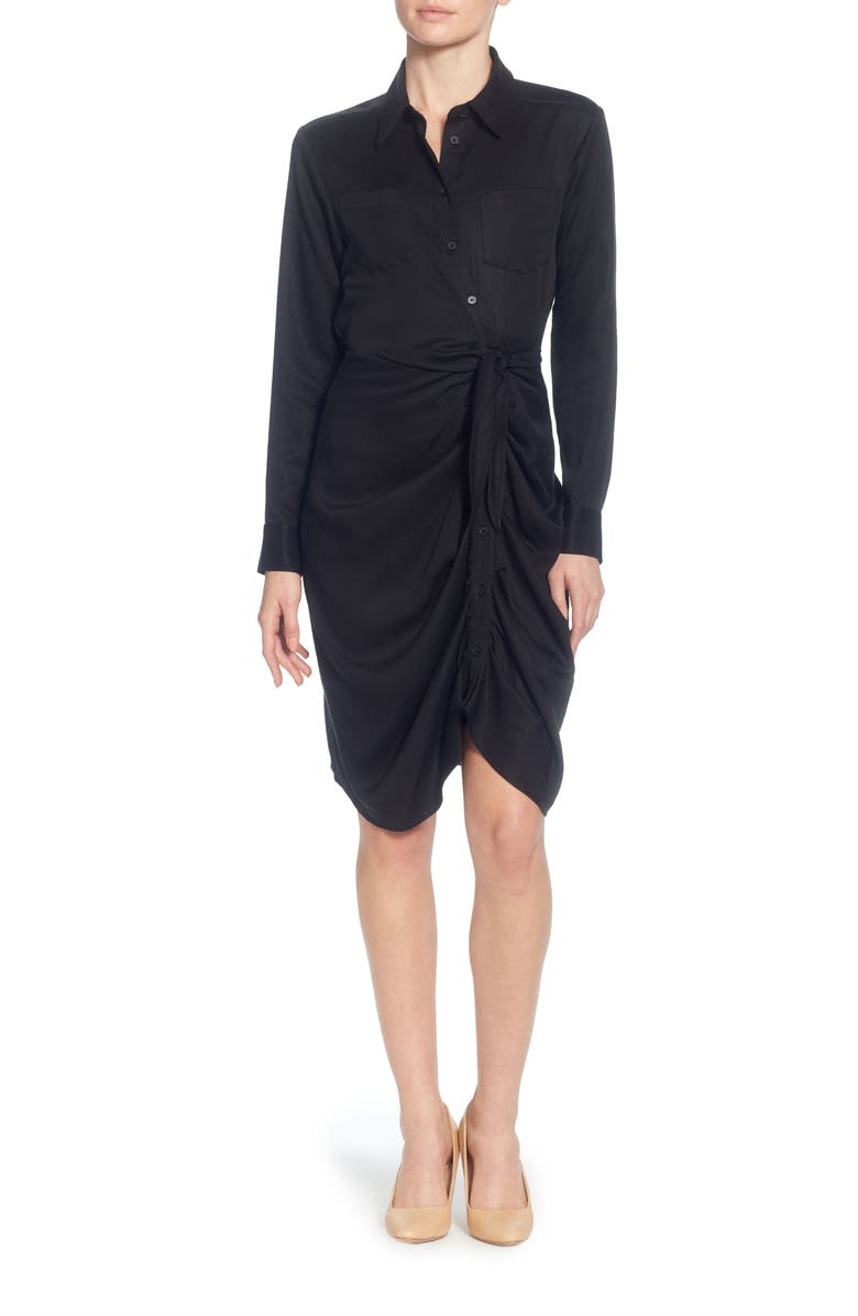 Catherine Catherine Malandrino Sloan Tie-Waist Dress, Main, color, 