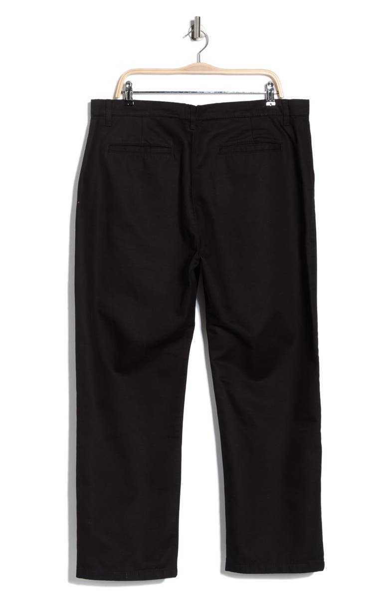 Palm Angels Logo Cotton Pants, Alternate, color, Black/White