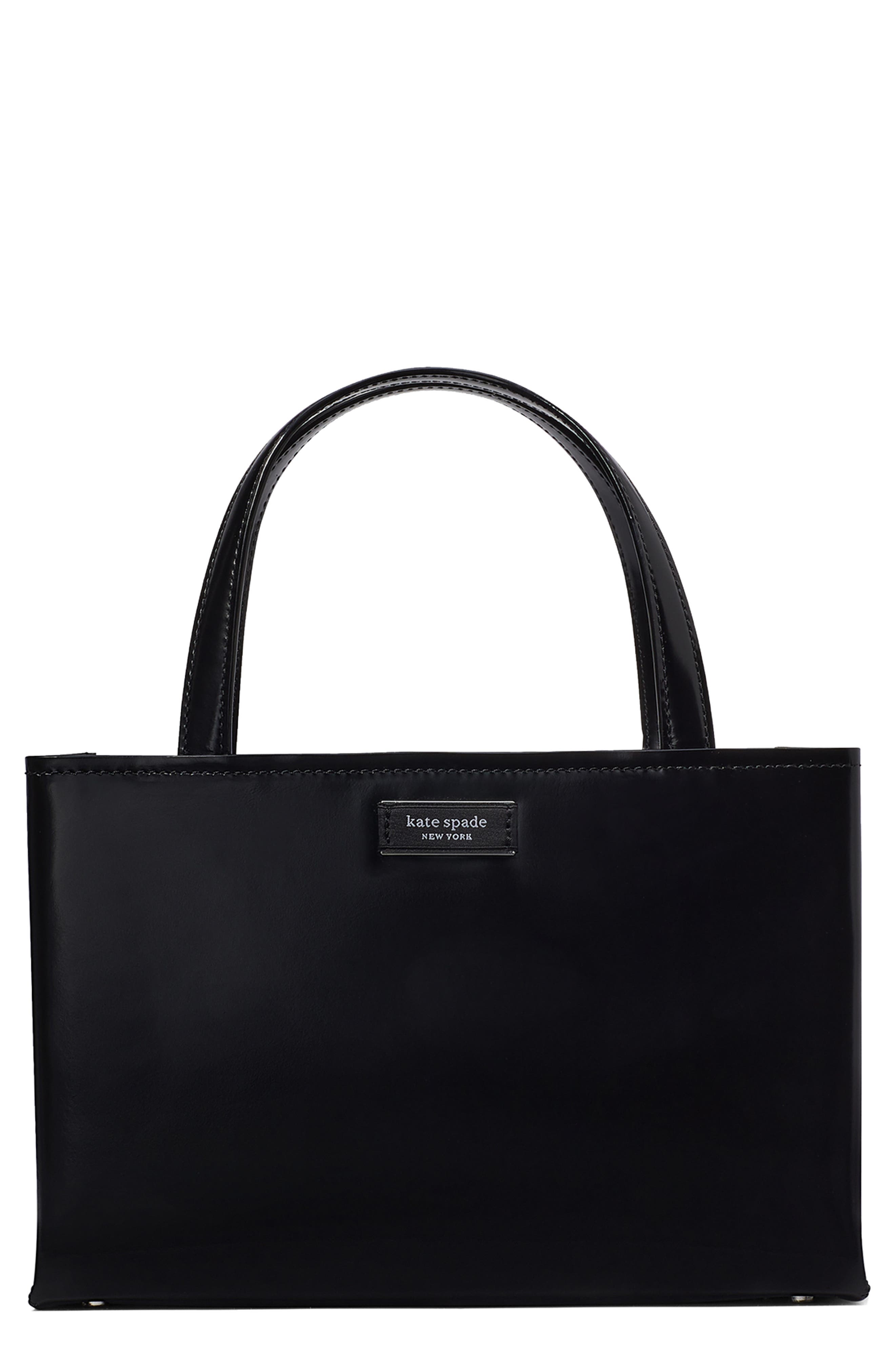 Kate Spade New York sam icon spazzolato small leather tote, Main, color, 