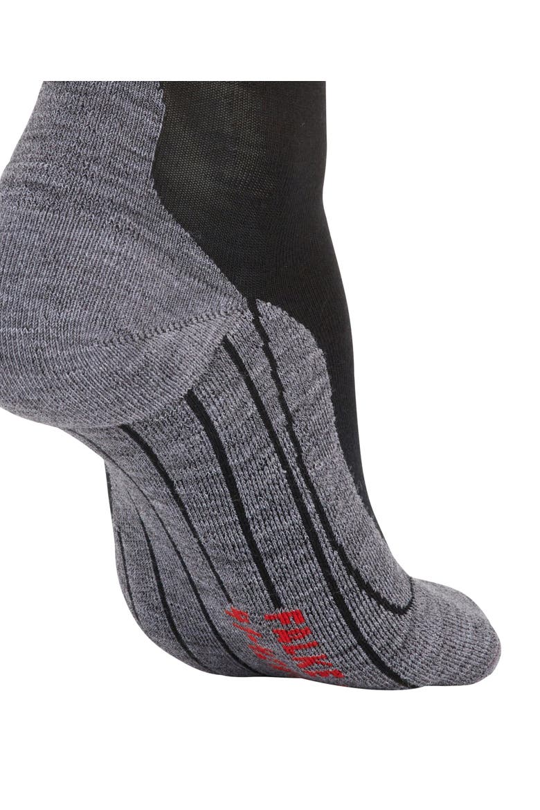 RU4 Endurance Wool Running Socks, Alternate, color, Black-Mix