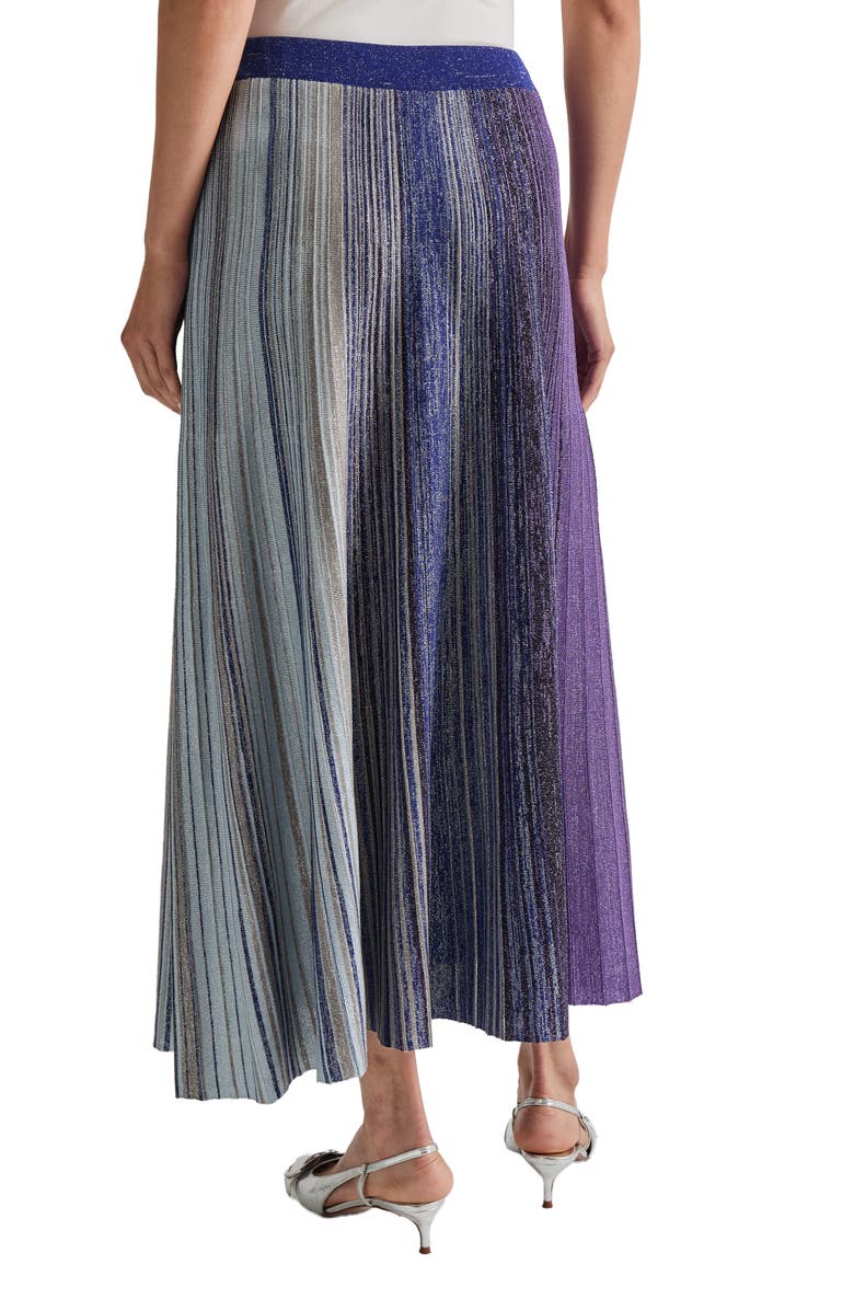 Misook Shimmer Knit Flare Skirt, Alternate, color, 