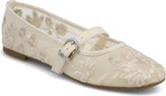 MIA Bluet Embroidered Mesh Mary Jane Flat