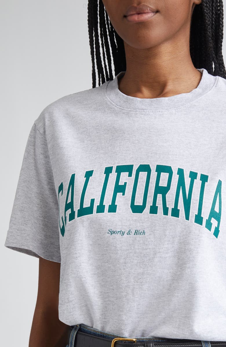 Sporty & Rich California Crewneck T-Shirt, Alternate, color, 