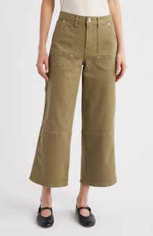 Rails Silverado High Waist Ankle Wide Leg Carpenter Pants