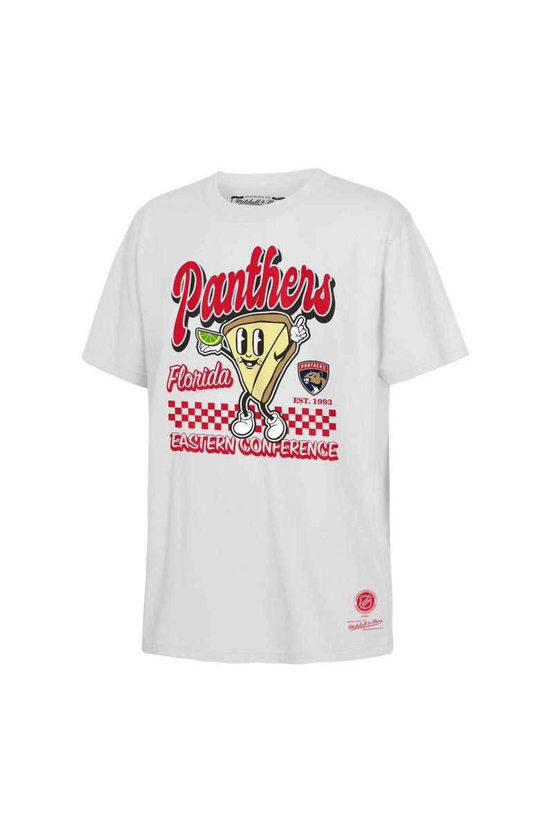 Mitchell & Ness Youth Mitchell & Ness White Florida Panthers Concession Stand T-Shirt, Main, color, 