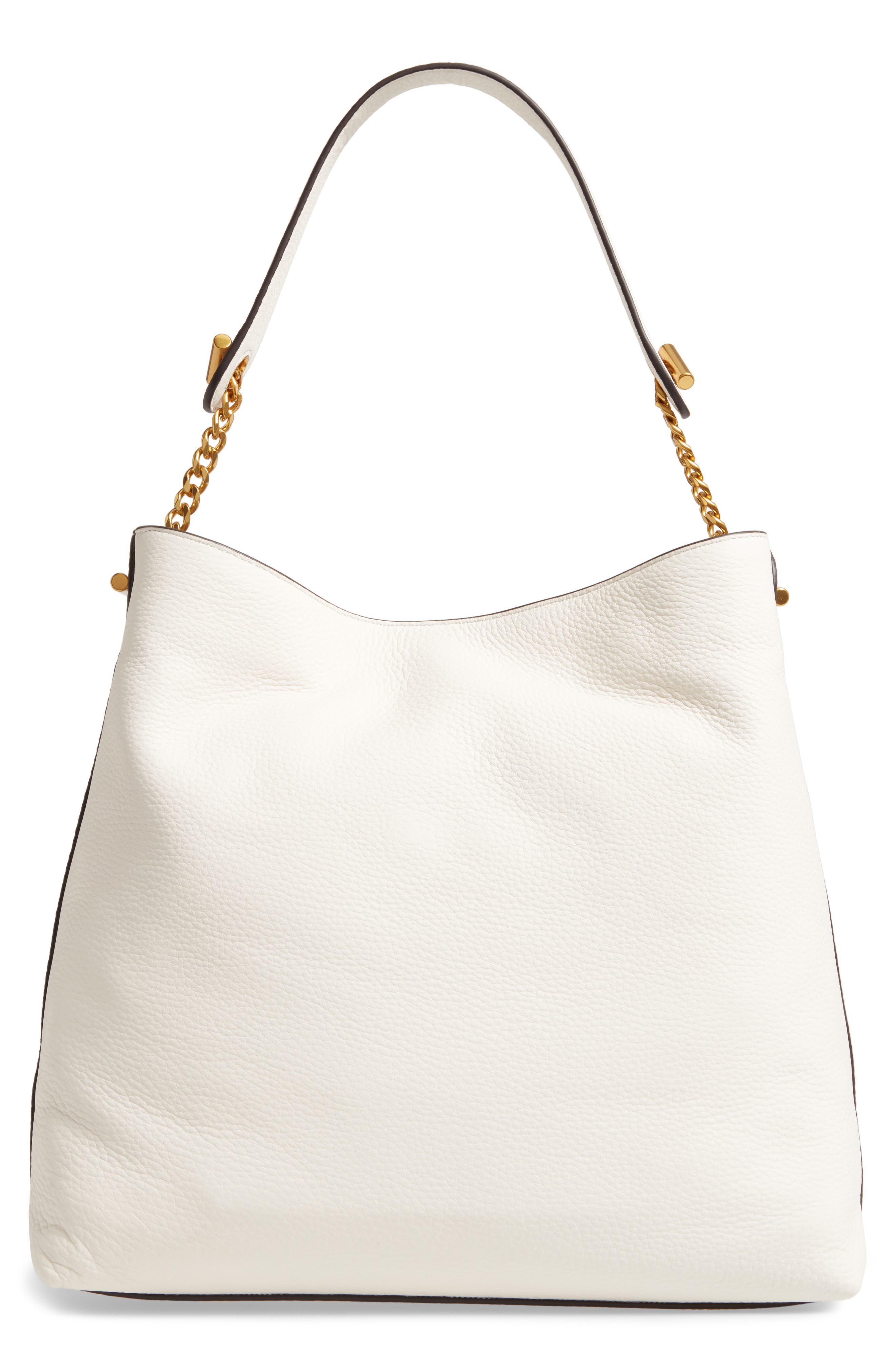 Tory Burch Chelsea Chain Leather Hobo, Alternate, color, 