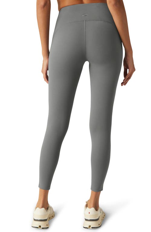 Beyond Yoga Powerbeyond Strive Midi Legging In Iron Gray In Gray