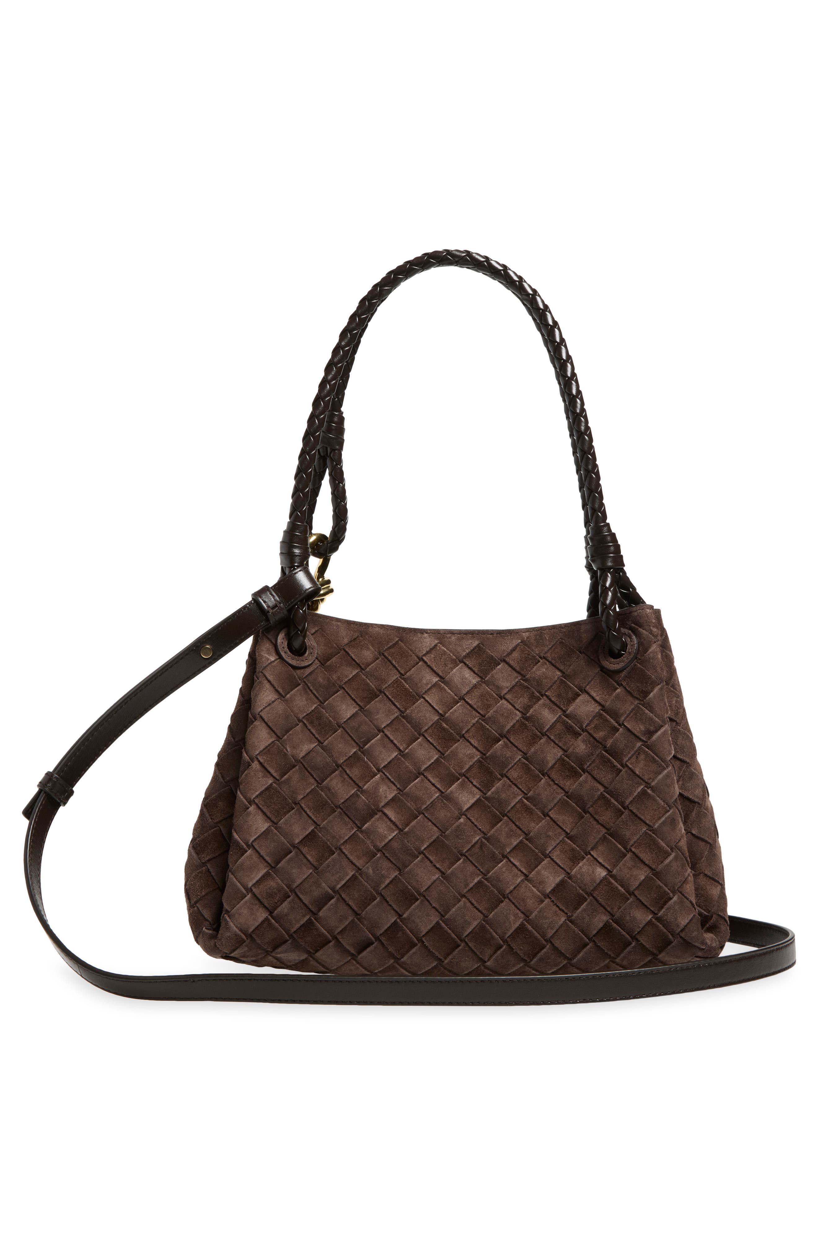 Parachute Leather Hobo Bag, Alternate, color, 2190 FONDANT-M BRASS