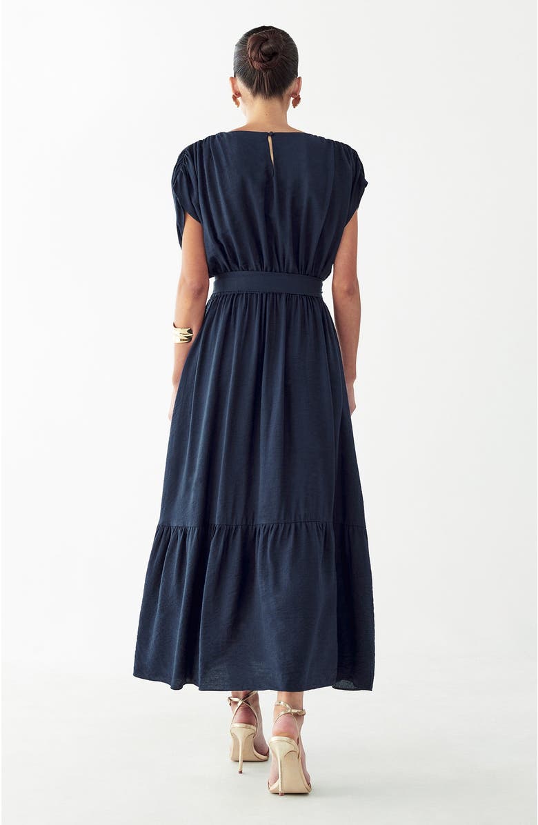 ST MRLO Este Midi Dress, Alternate, color, Navy Blue