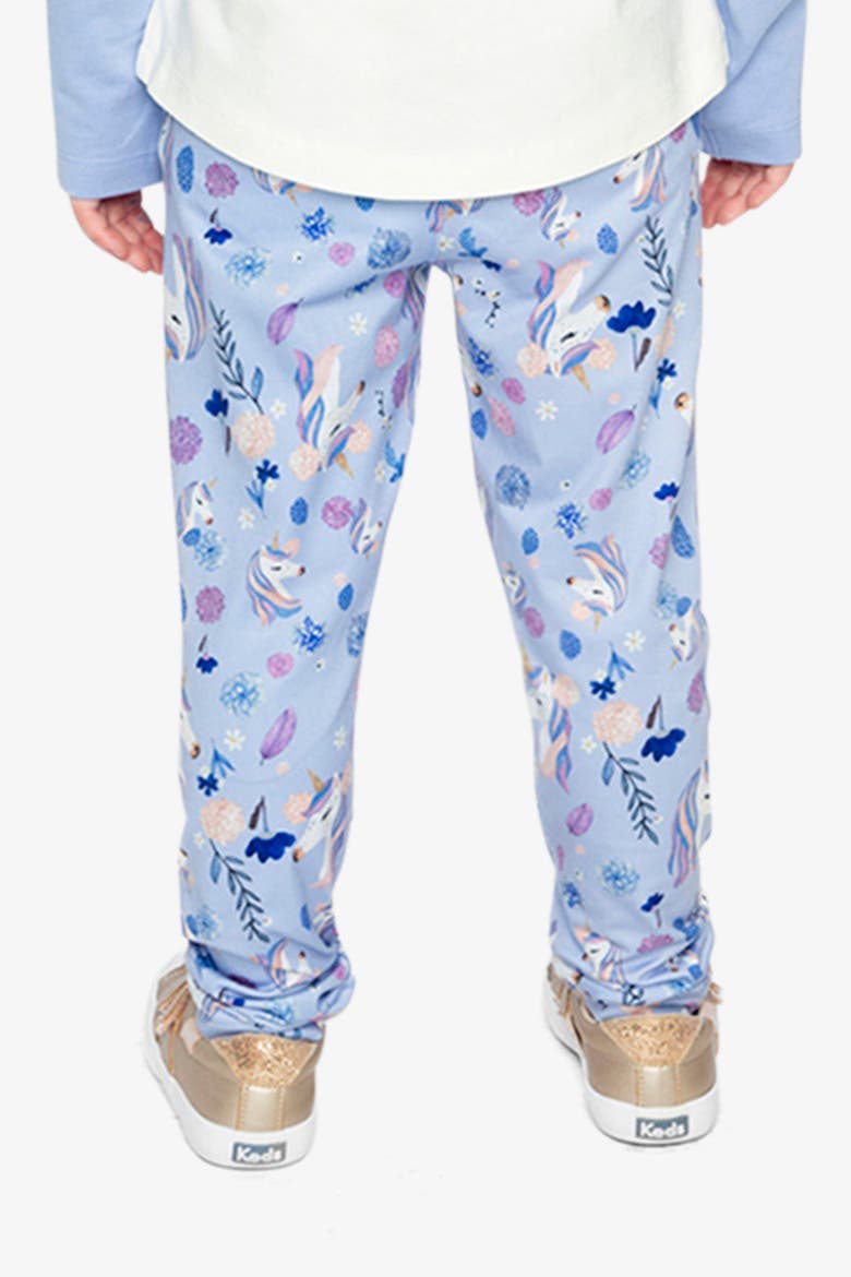 Allover Unicorn Soft Elastic Waistband Leggings, Alternate, color, Purple Unicorn Print