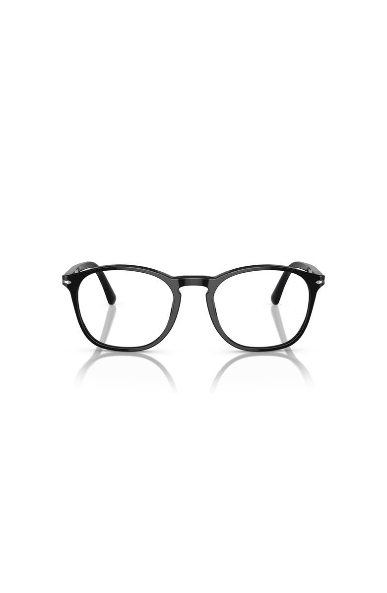 Persol 52mm Square optical glasses, Alternate, color, Black