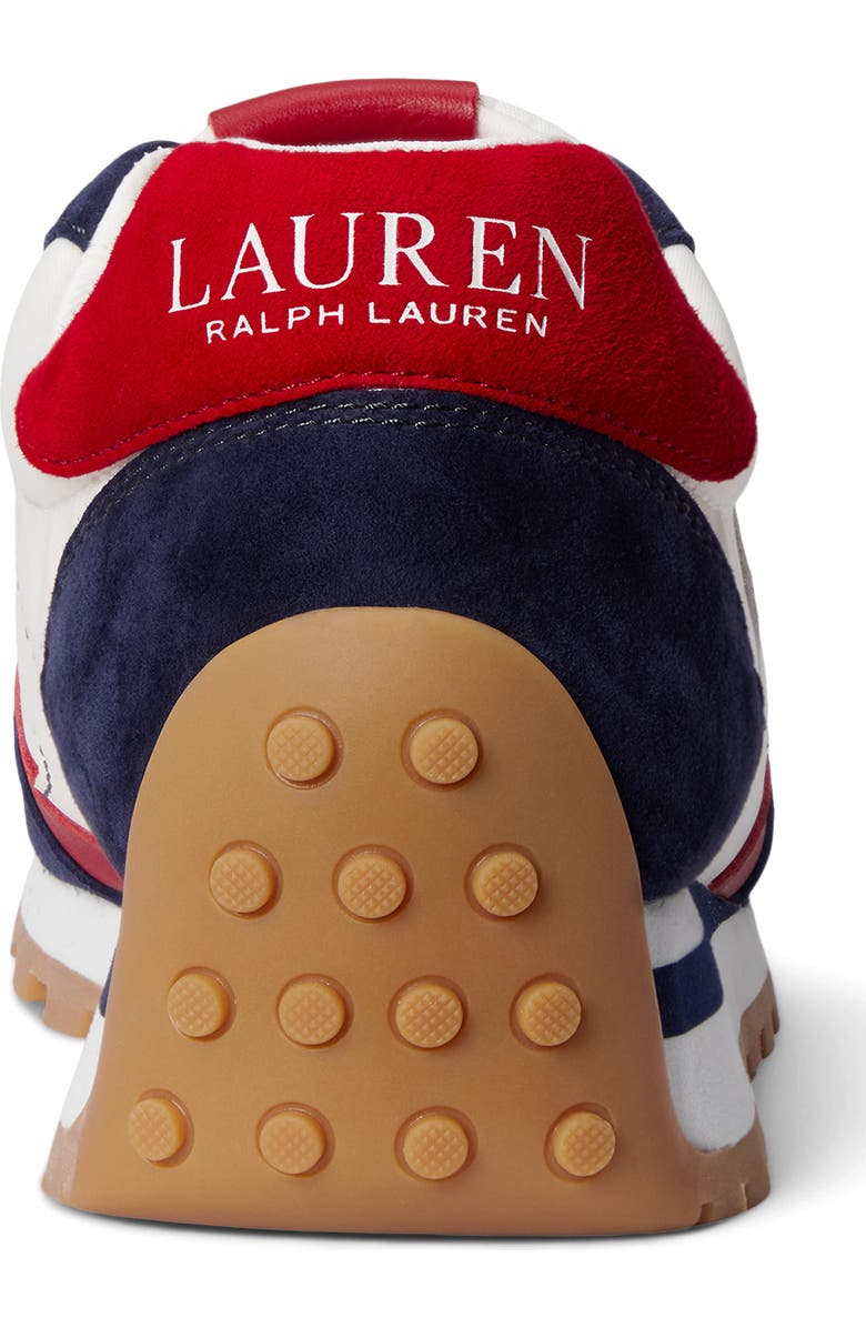 Ralph Lauren Dani Sneaker, Alternate, color, Festive Red/ White/ Navy