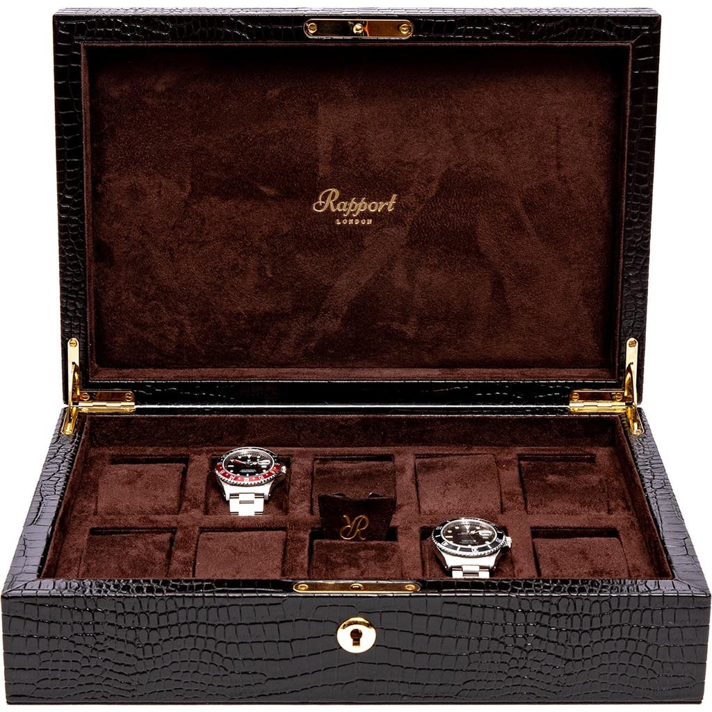 Rapport London BROMPTON TEN WATCH BOX in Brown  product