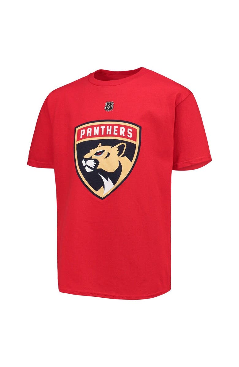 Outerstuff Youth Jonathan Huberdeau Red Florida Panthers Name & Number T-Shirt, Alternate, color, 