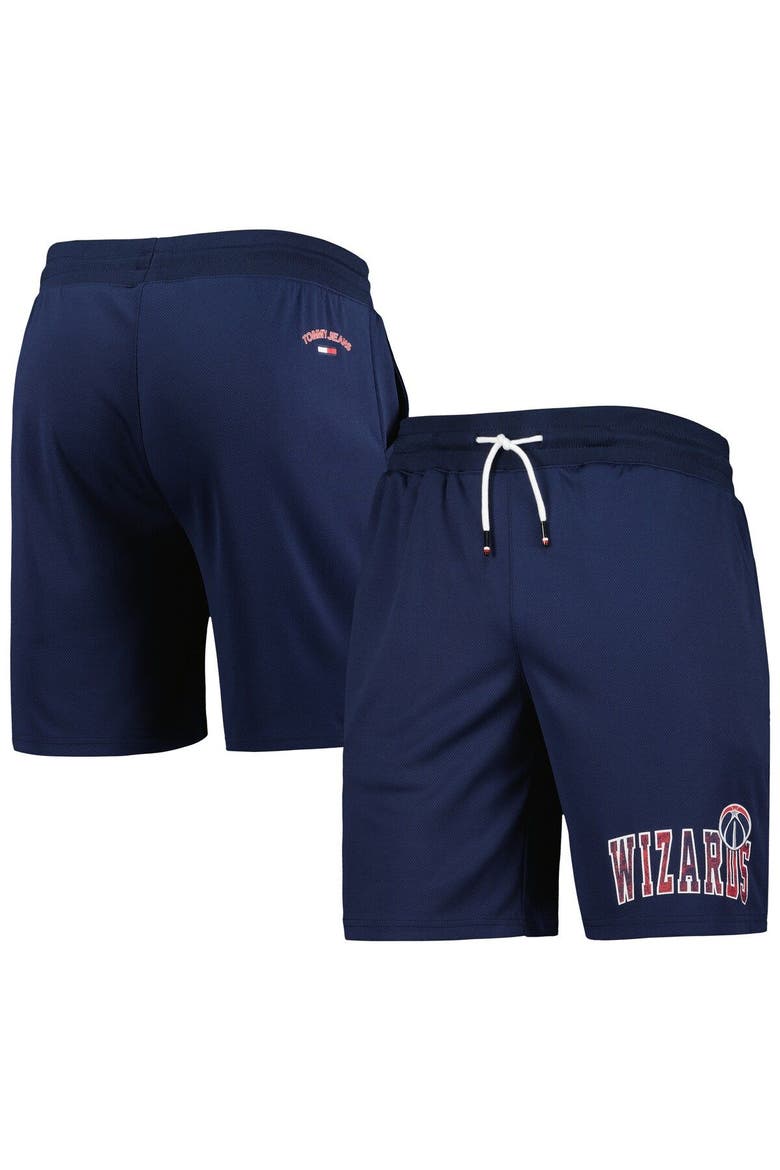 Men's Tommy Jeans Navy Washington Wizards Mike Mesh Basketball Shorts, Main, color, Navy