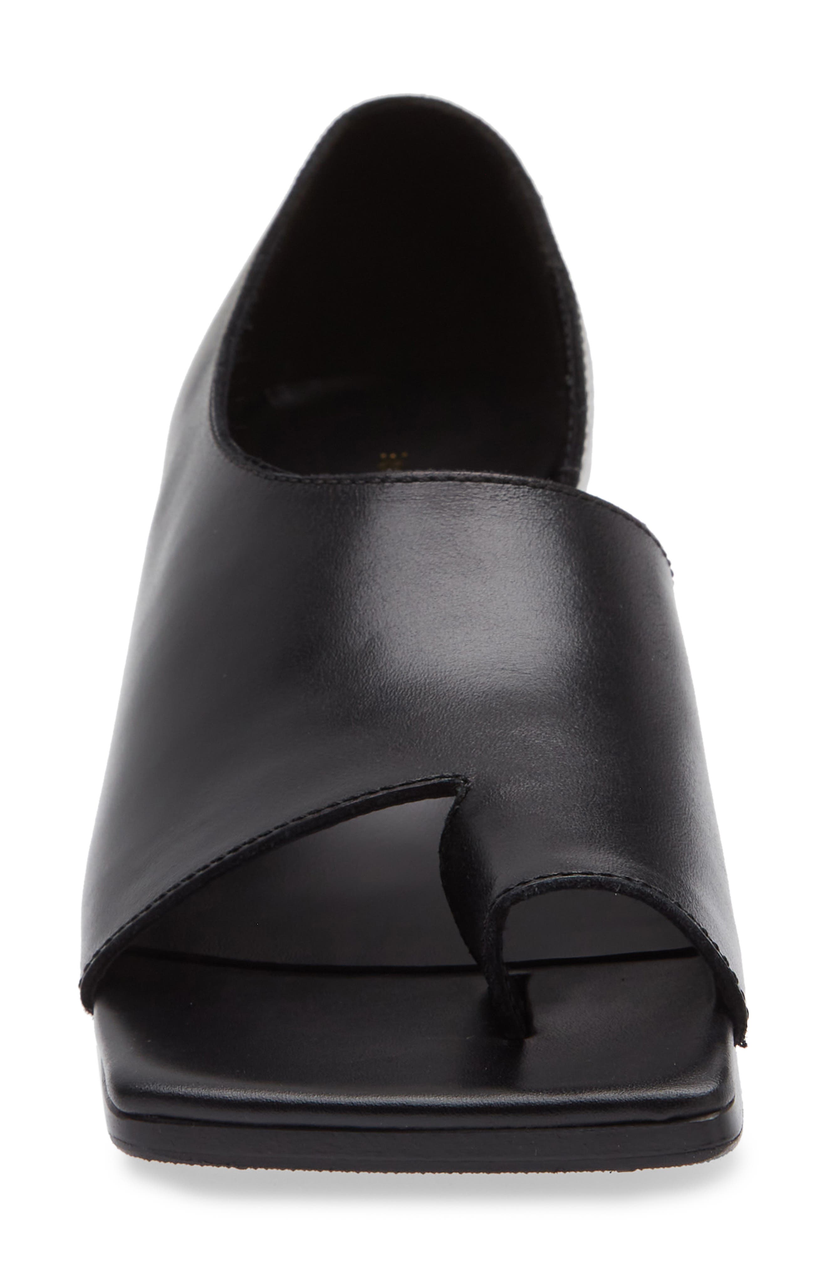 Junya Watanabe Steer Sandal, Alternate, color, Black