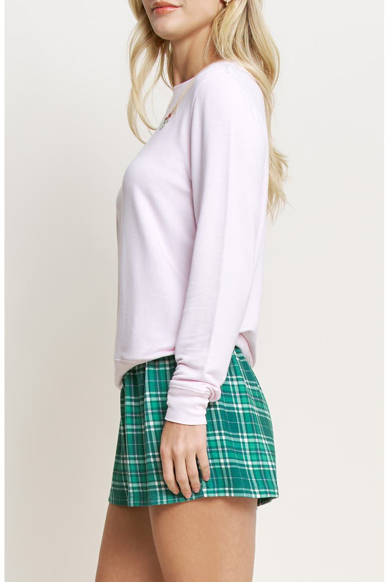 Sugar Sweetheart Short Pajamas, Alternate, color, MISTLETOE PLAID