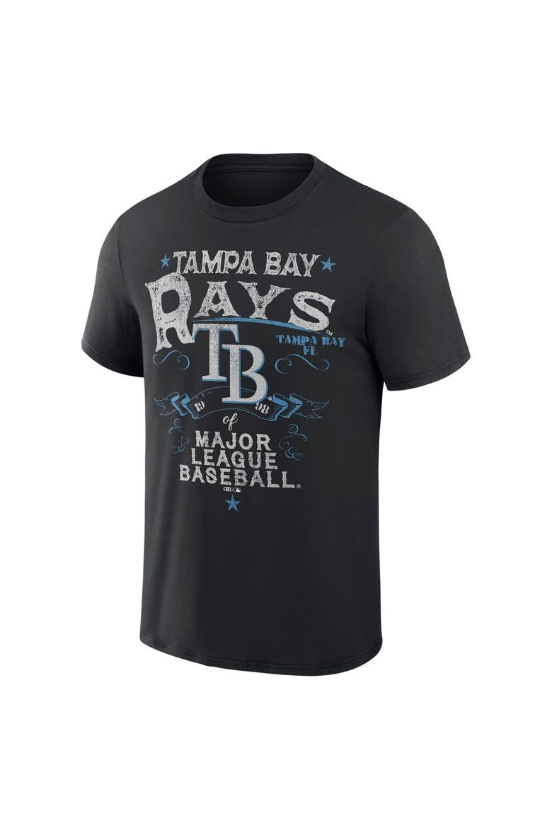 Men's Darius Rucker Collection by Fanatics  Black Tampa Bay Rays Beach Splatter T-Shirt, Alternate, color, Black