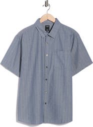Union Augustine Short Sleeve Chambray Button-Up Shirt