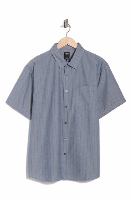 Union Augustine Short Sleeve Chambray Button-Up Shirt