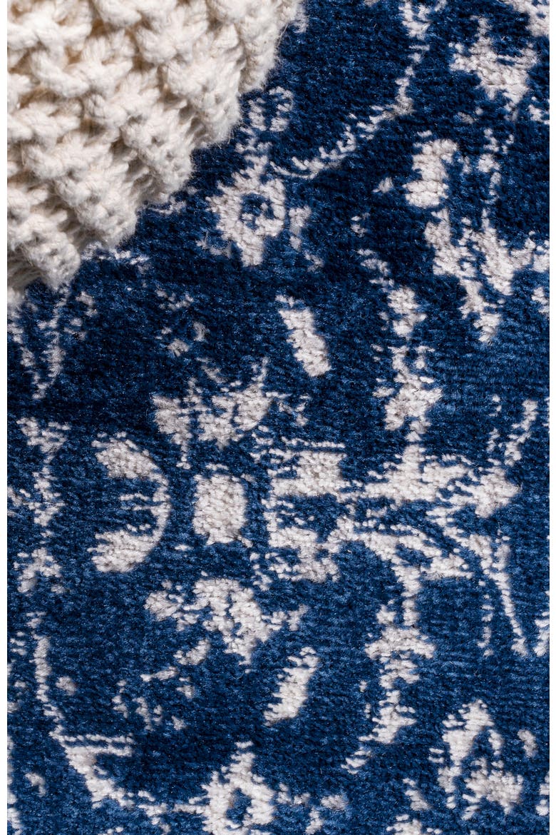 Soleiman Modern Persian Area Rug, Alternate, color, Navy